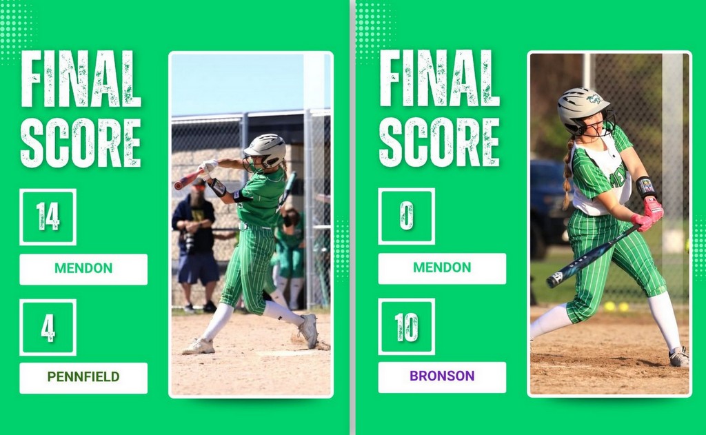 No. 1 Mendon softball goes 1-1 at Bronson Polish Classic